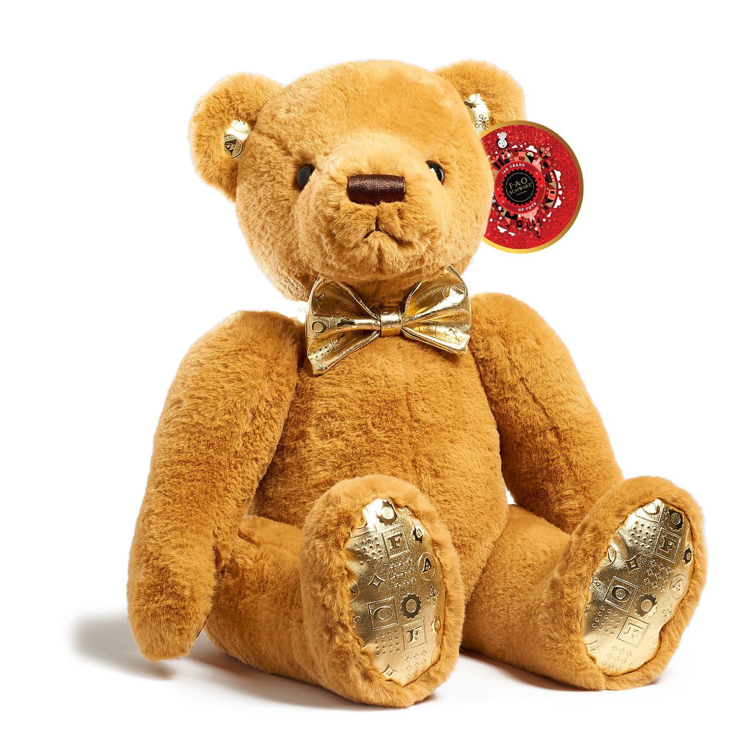 Orsetto di peluche dorato anniversario 34 cm - FAO Schwarz