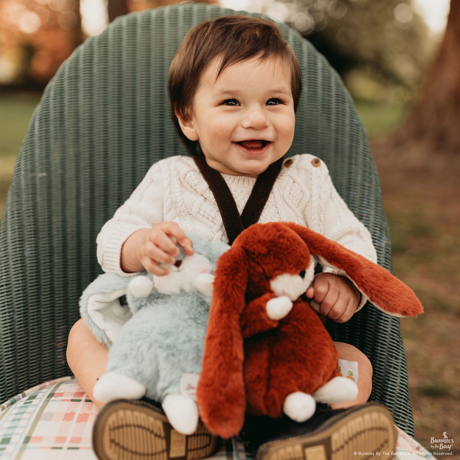 Peluche tiny nibble paprika 20cm - Bunnies By The Bay