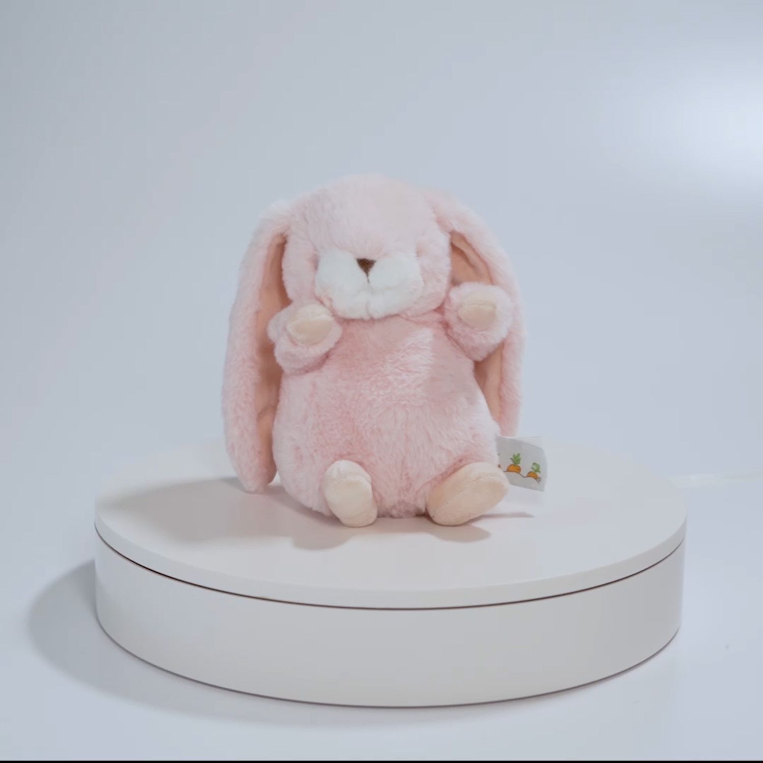 Peluche tiny nibble pink bunny 20 cm - Bunnies By The Bay