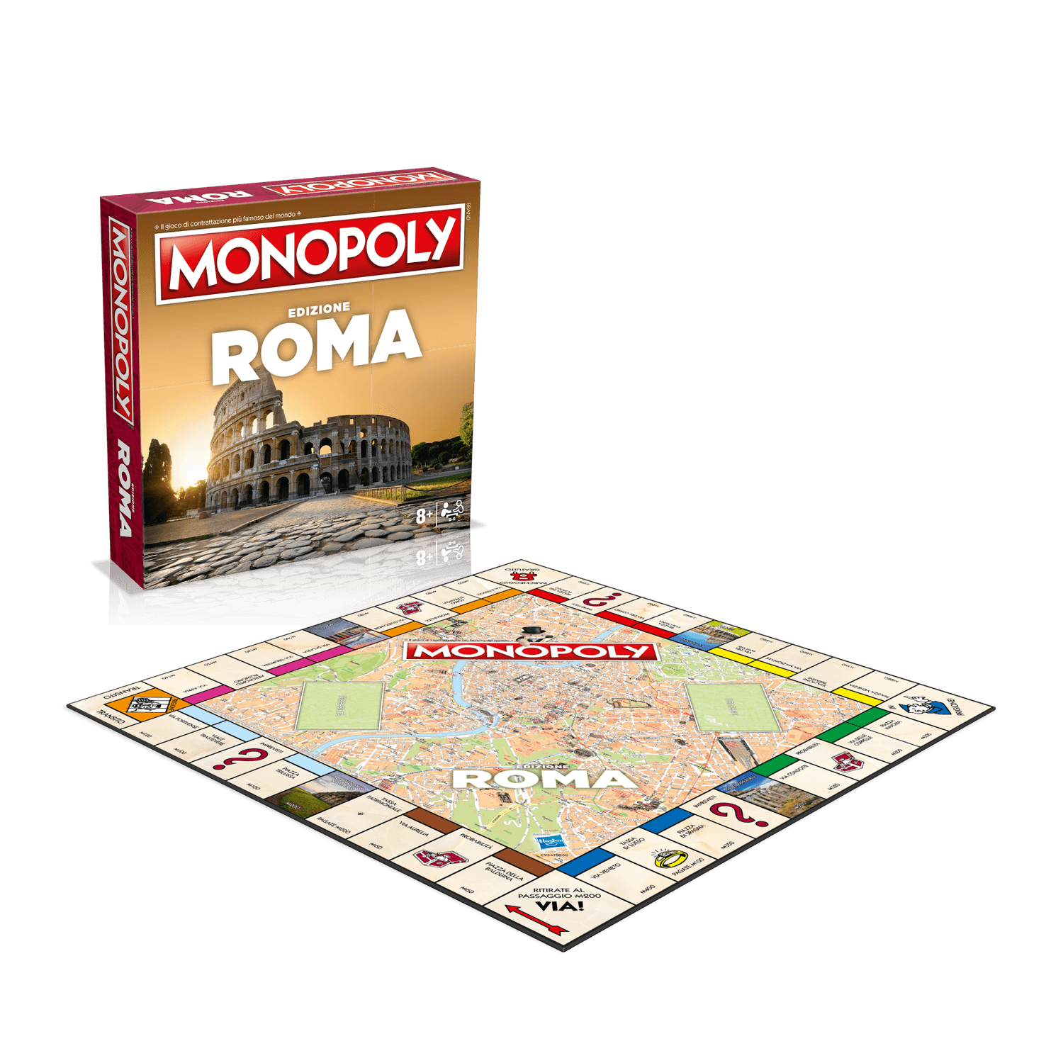 Winning moves monopoly - edizione roma (edizione quadrata) - MONOPOLY