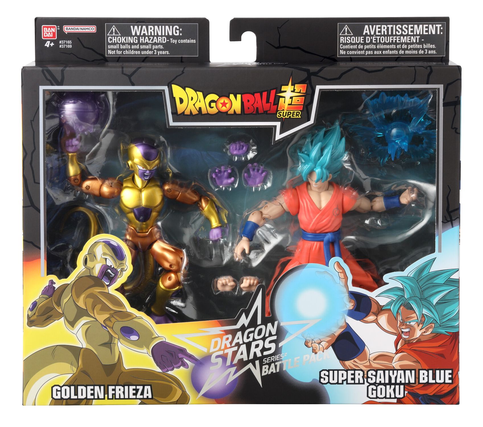 Dragon stars battle pack ss blue goku vs golden frieza - DRAGON BALL, BANDAI