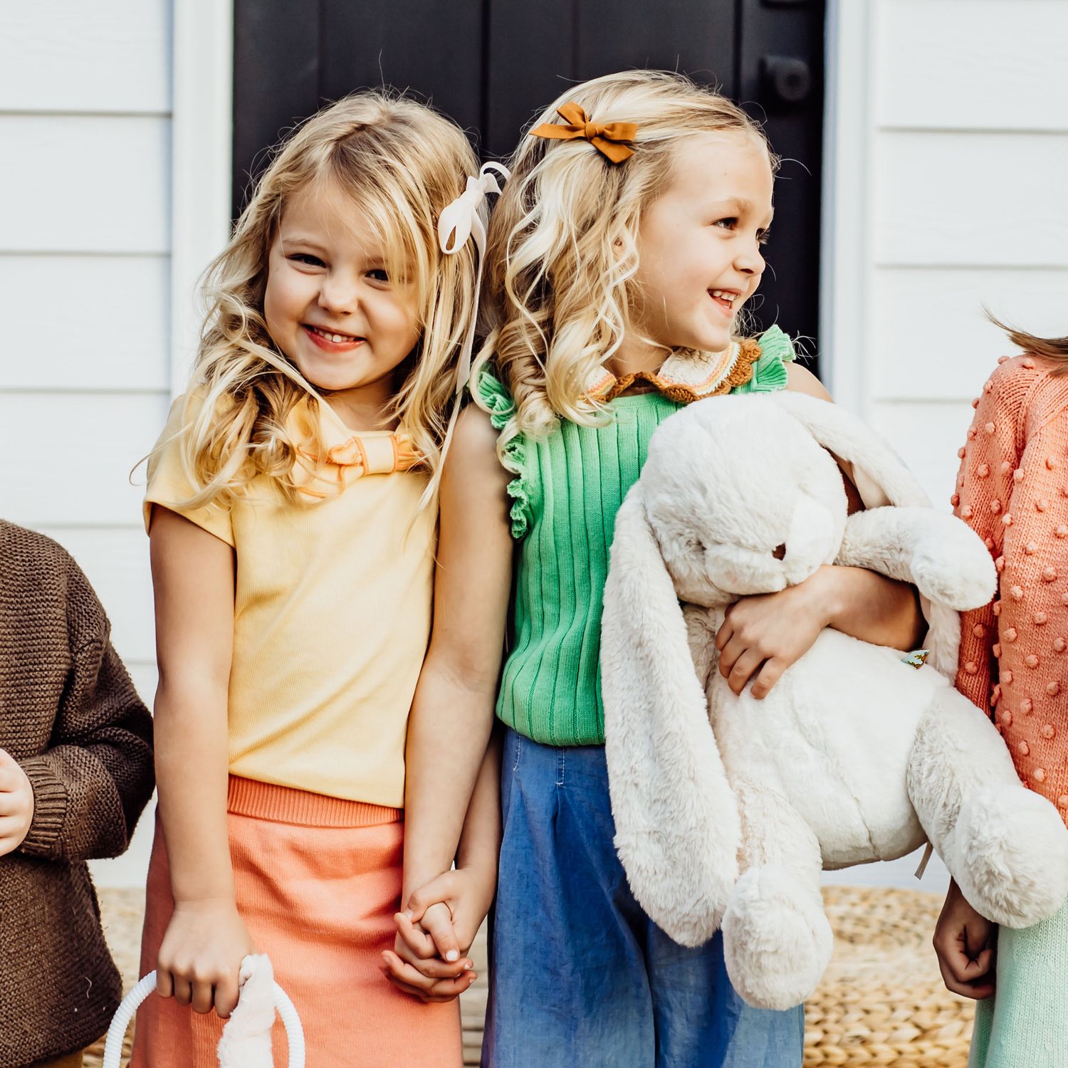 Peluche big nibble cream bunny 50 cm - Bunnies By The Bay