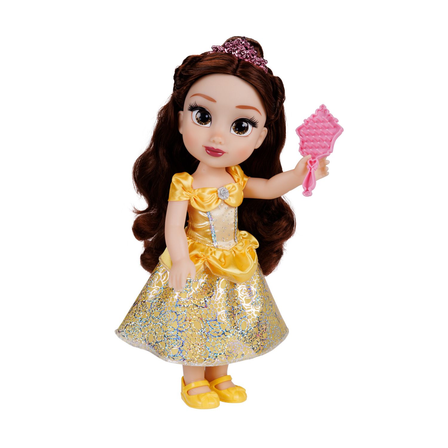 Disney princess bambola da 38 cm di belle con occhi scintillanti! - DISNEY PRINCESS, Disney