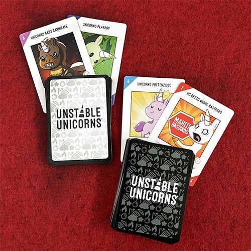 Asmodee - unstable unicorns vm 18, gioco da tavolo per adulti, 2-8 giocatori, da 18 anni in su - ASMODEE