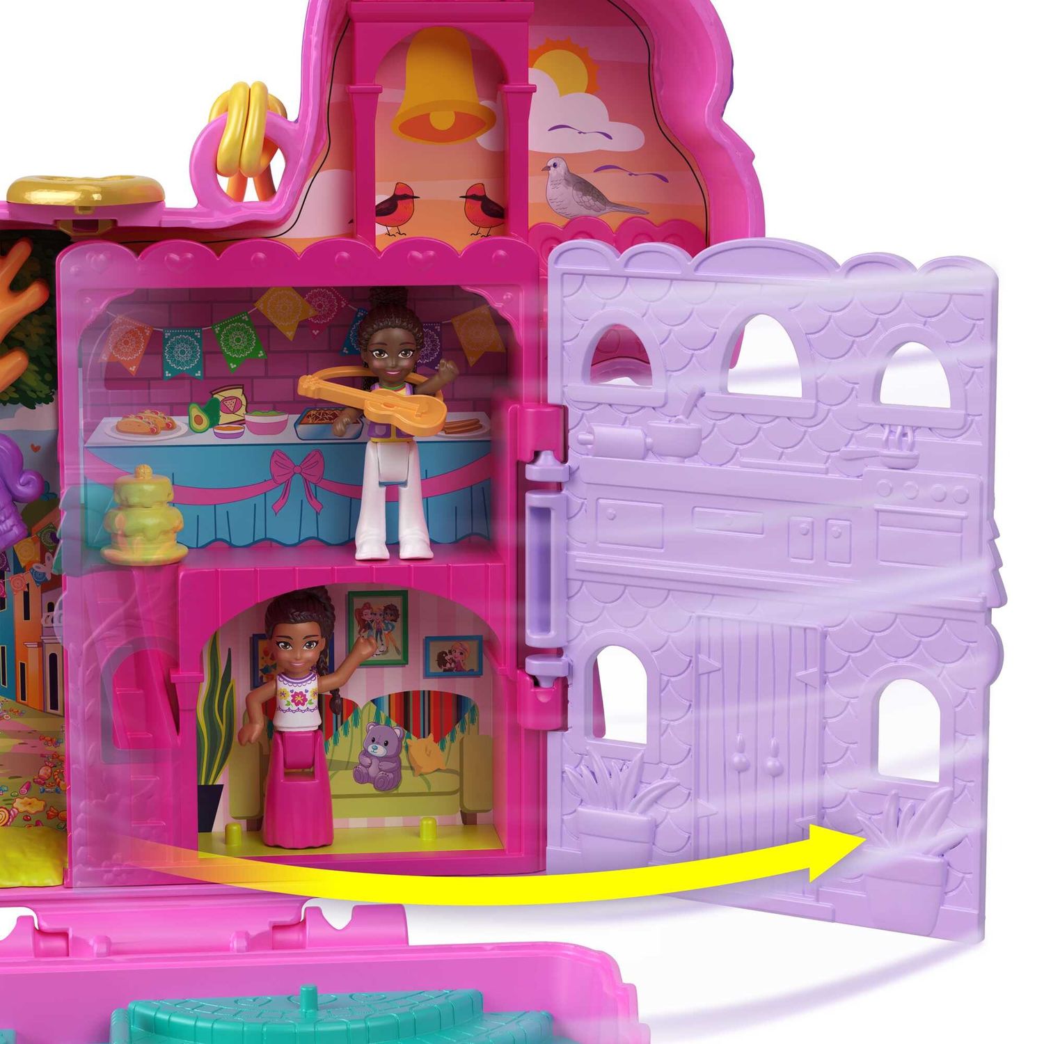 Polly pocket cofanetto playset festa con la piñata - Polly Pocket