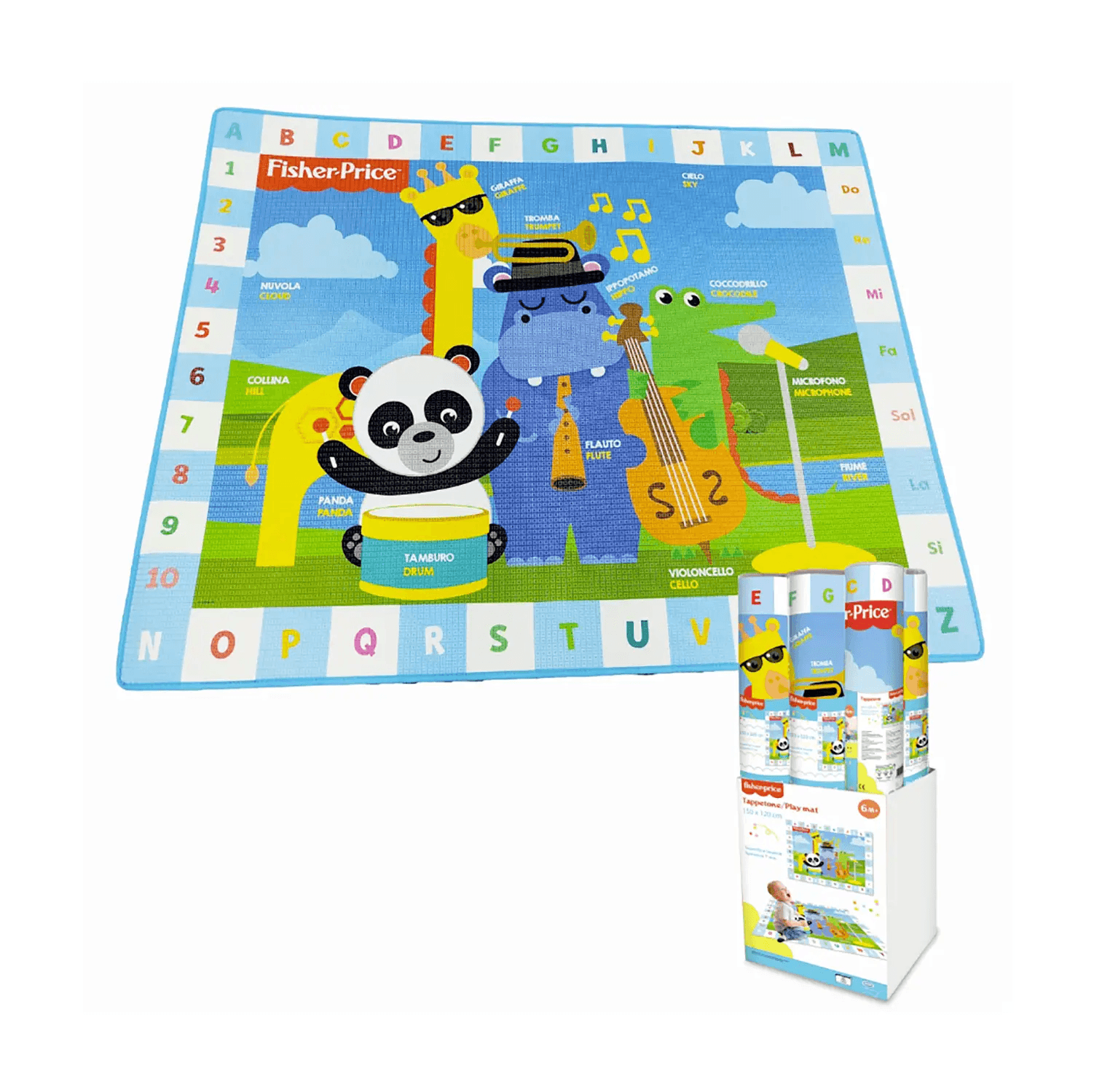 Fisher price tappetone gioco arredo 150x120 cm - FISHER-PRICE