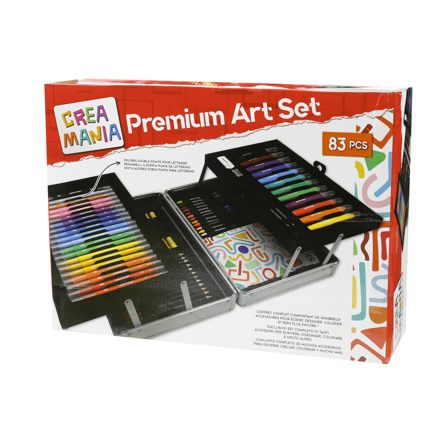 Valigetta premium art set - CREA MANIA