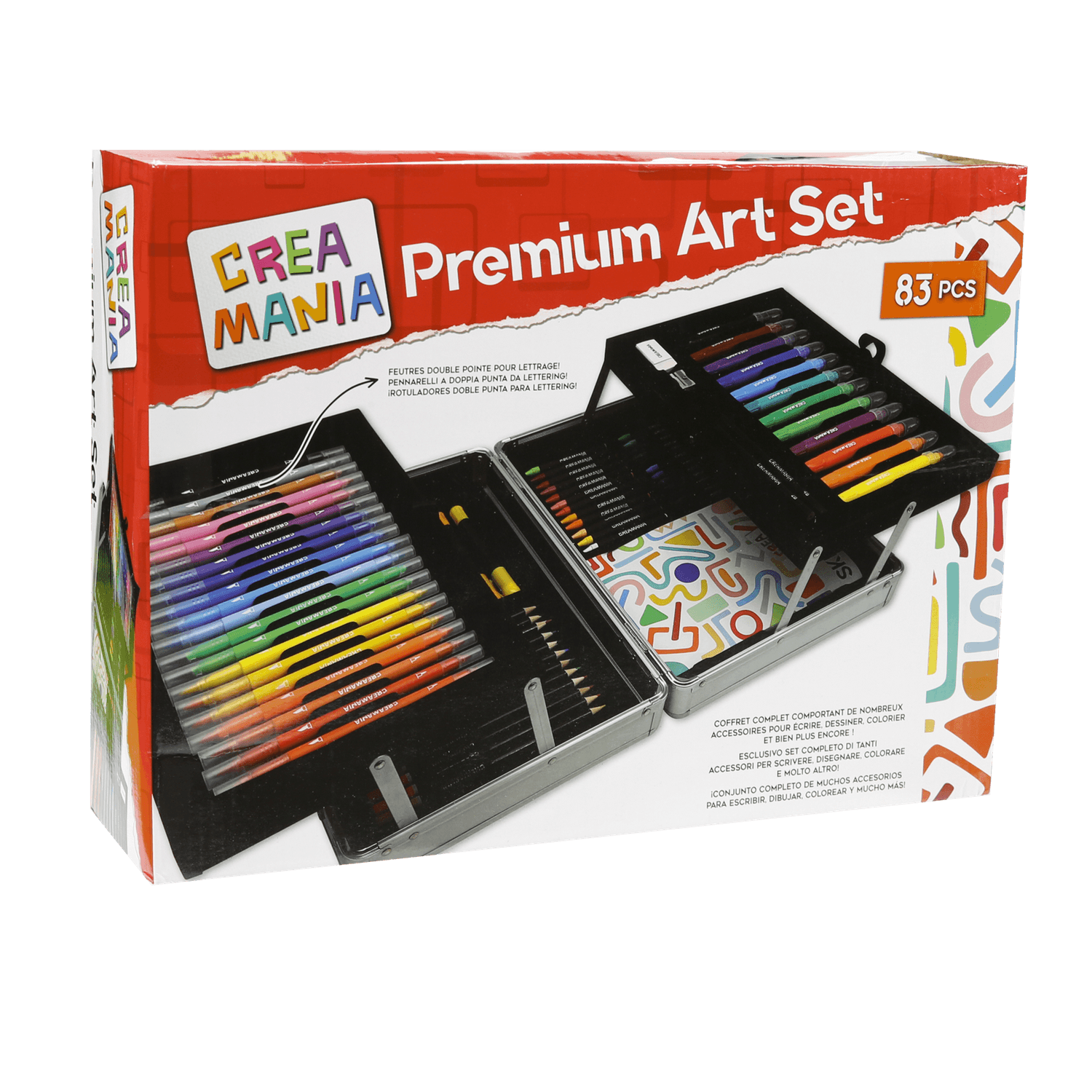 Valigetta premium art set - CREA MANIA