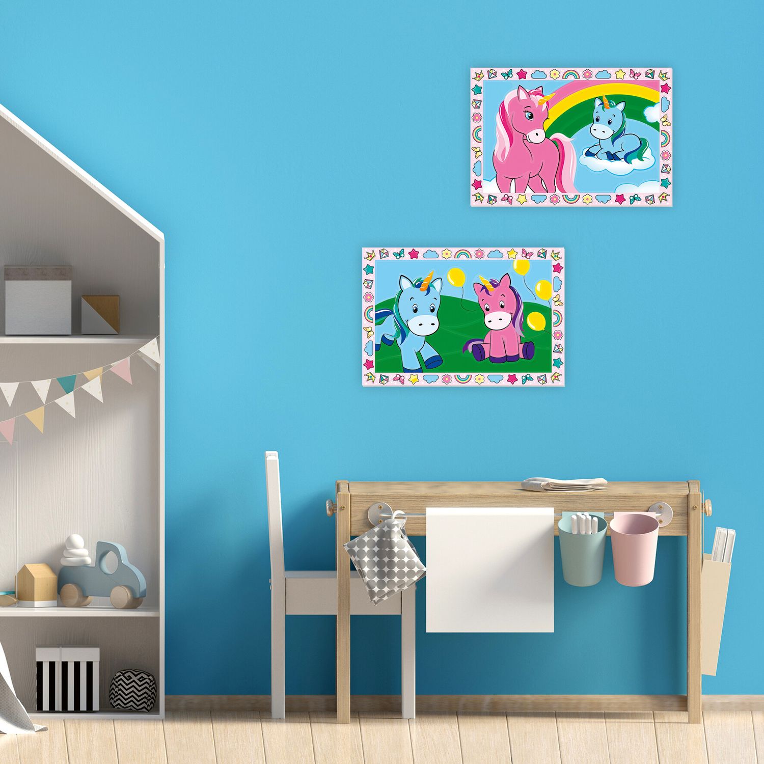 Ravensburger  - creart serie junior, mostriciattoli, kit dipingere con i numeri, gioco creativo per maschi e femmine dai 5+ anni di età - RAVENSBURGER