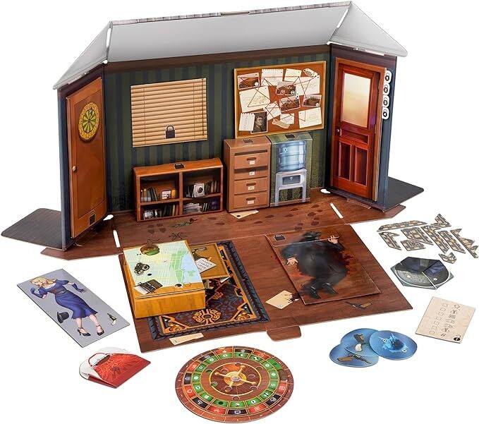 Thinkfun - escape the room: omicidio di mafia, gioco di logica da tavolo per adulti, 13 giocatori, età 14+ anni - RAVENSBURGER