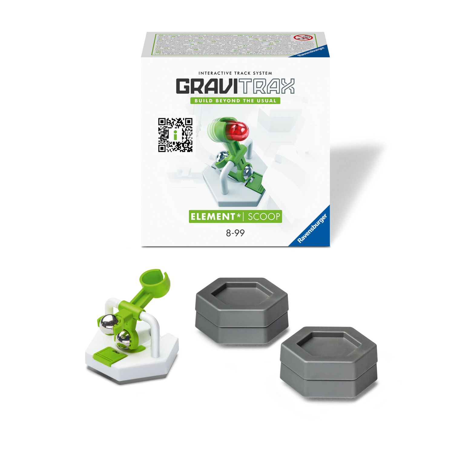 Ravensburger gravitrax scoop, gioco innovativo ed educativo stem, 8+ anni, accessorio - GRAVITRAX, RAVENSBURGER