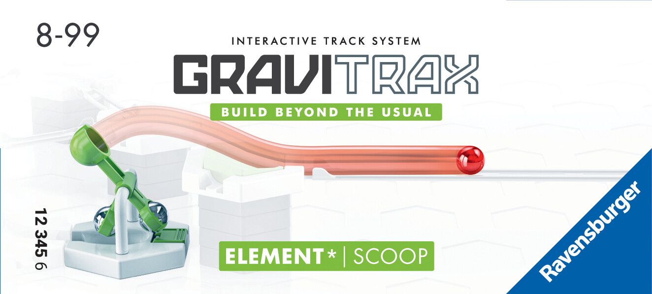 Ravensburger gravitrax scoop, gioco innovativo ed educativo stem, 8+ anni, accessorio - GRAVITRAX, RAVENSBURGER