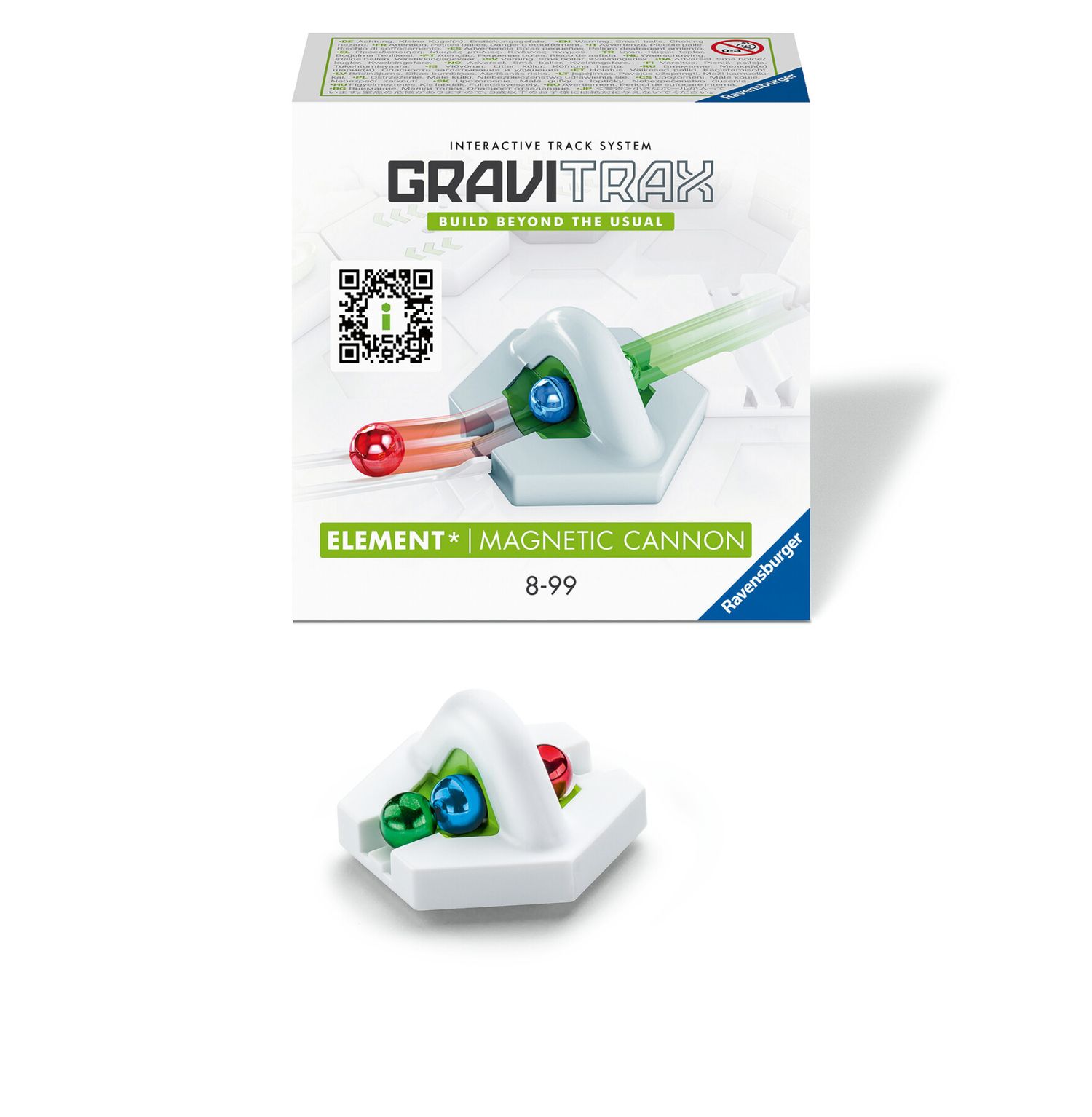 Ravensburger gravitrax magnetic cannon, gioco innovativo ed educativo stem, 8+ anni, accessorio - GRAVITRAX, RAVENSBURGER