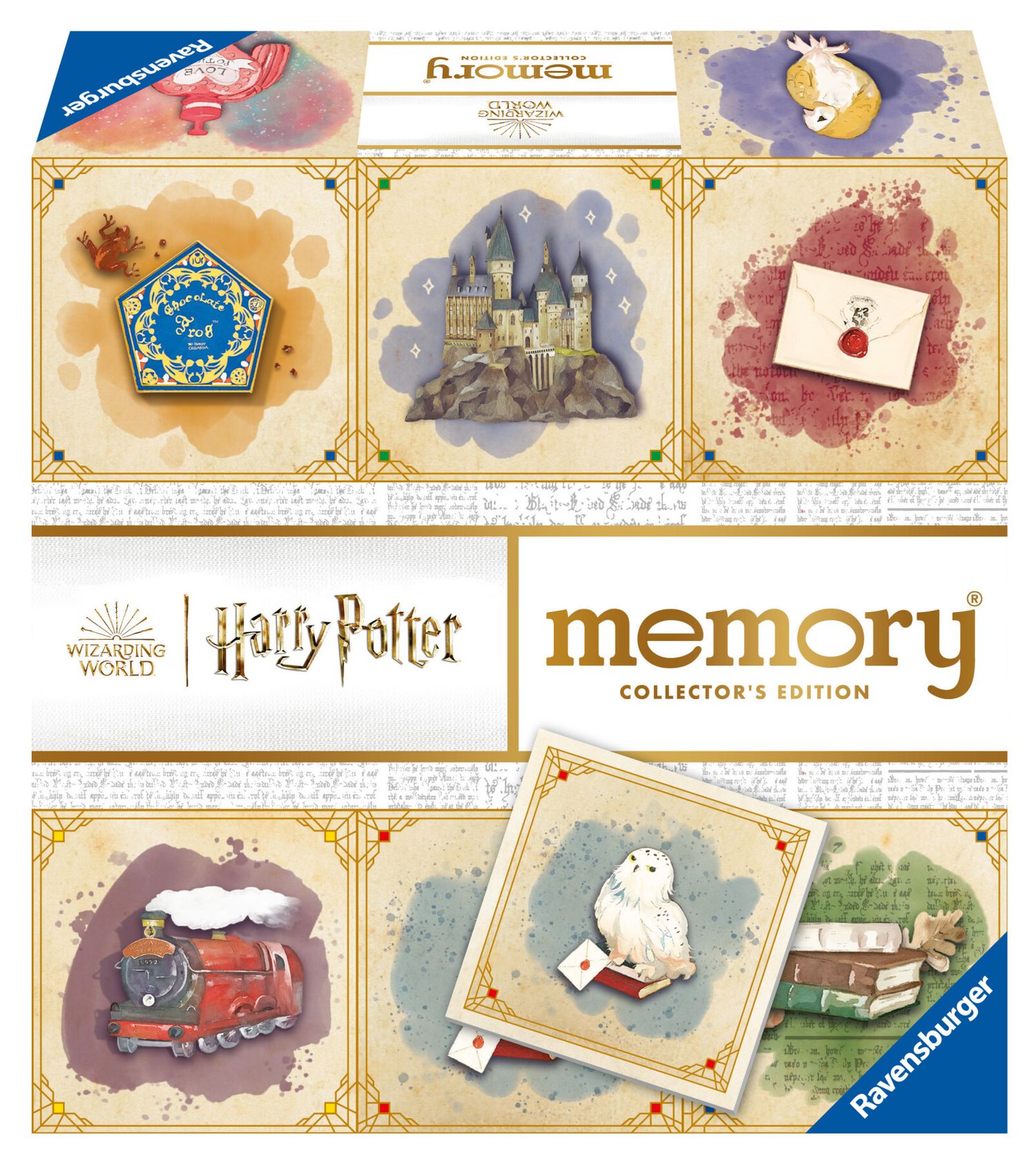 Ravensburger - memory® harry potter's collector edition, 64 tessere, gioco da tavolo, 3+ anni - Harry Potter, RAVENSBURGER