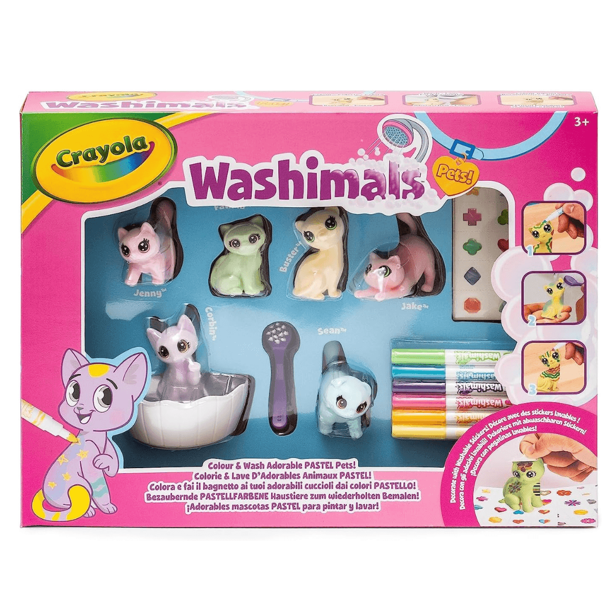 Crayola washimals set - special edition colori pastel - CRAYOLA