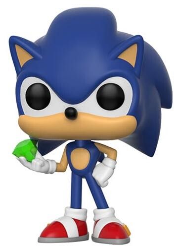 Funko pop sonic the hedgehog sonic w/emerald 284 - FUNKO POP!, Sonic
