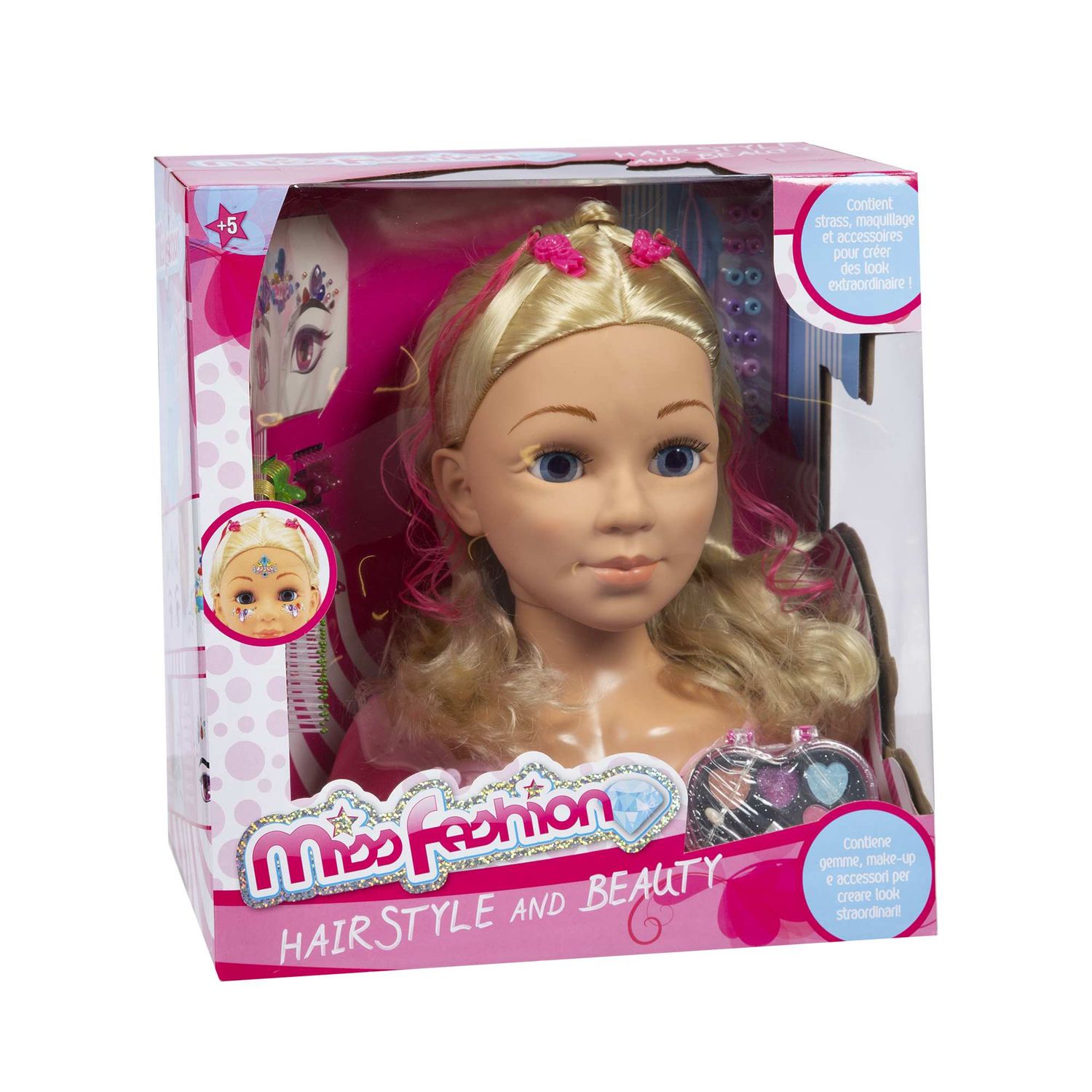 Testa da pettinare - hairstyle and beauty - MISS FASHION