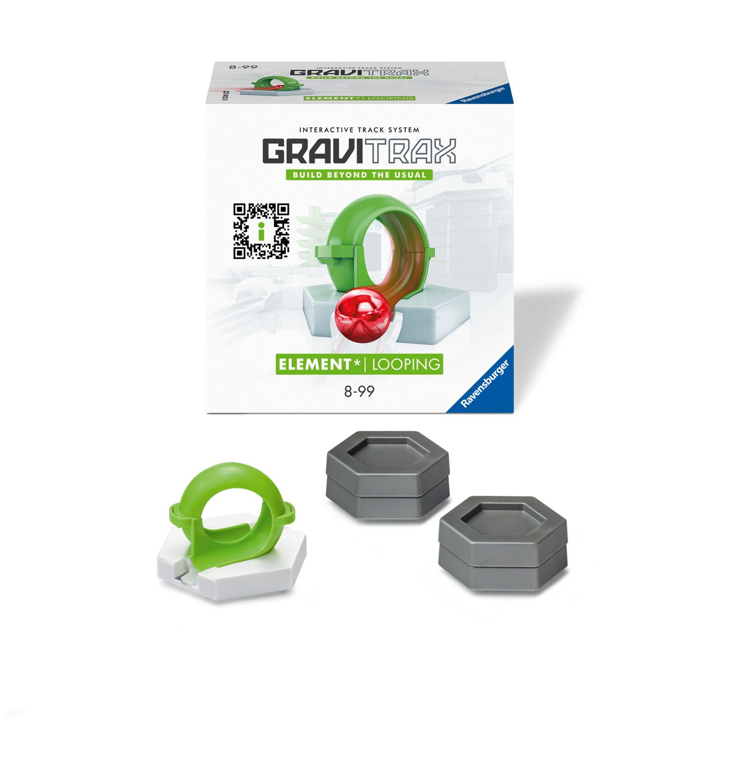Ravensburger gravitrax looping - giro della morte, gioco innovativo ed educativo stem, 8+ anni, accessorio - GRAVITRAX, RAVENSBURGER