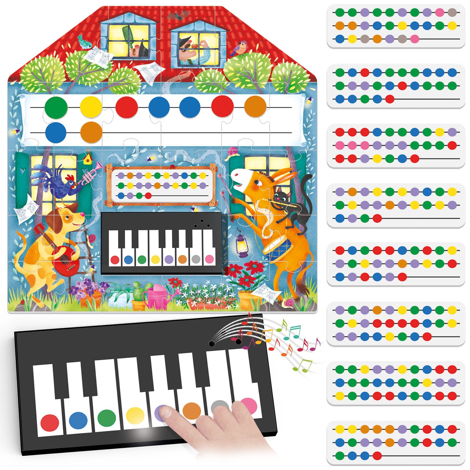 La mia prima scuola di musica. gioca, suona e crea!	designed in italy.	teacher tested - HEADU