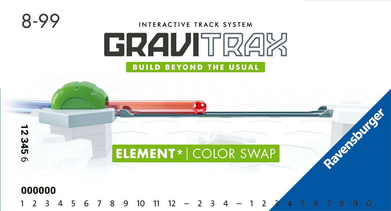 Ravensburger gravitrax color swap, gioco innovativo ed educativo stem, 8+ anni, accessorio - GRAVITRAX, RAVENSBURGER