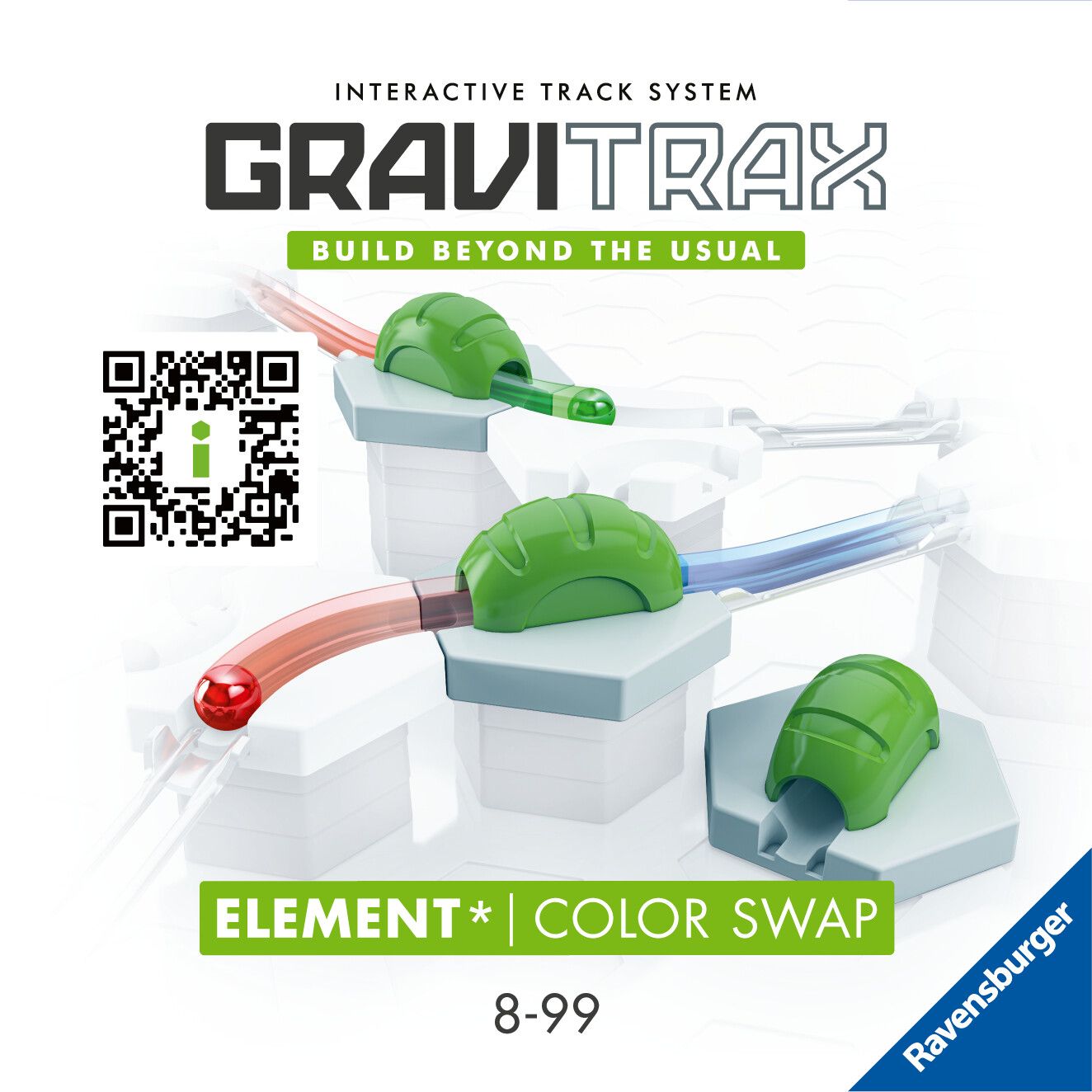 Ravensburger gravitrax color swap, gioco innovativo ed educativo stem, 8+ anni, accessorio - GRAVITRAX, RAVENSBURGER