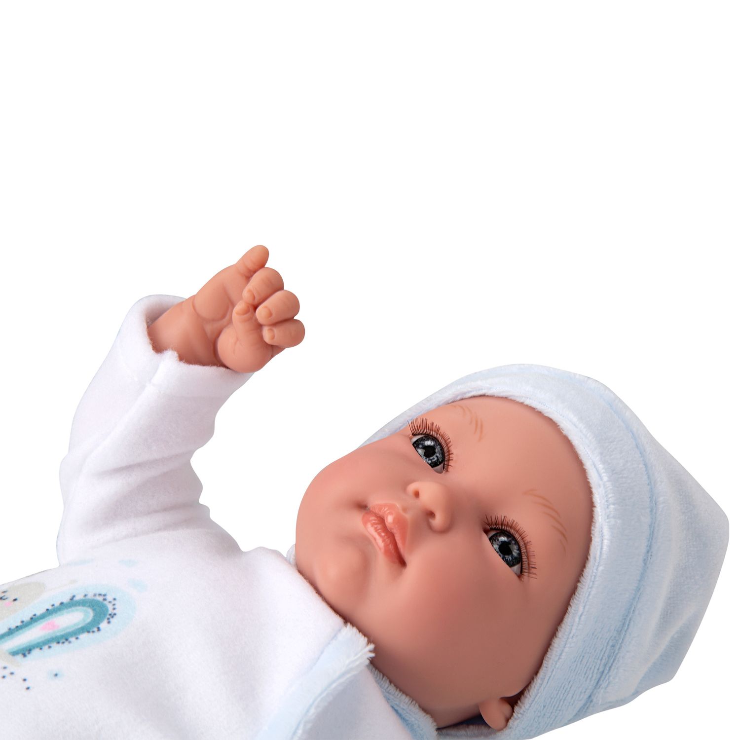 Bambola andy 33cm blu - LOVE BEBÈ