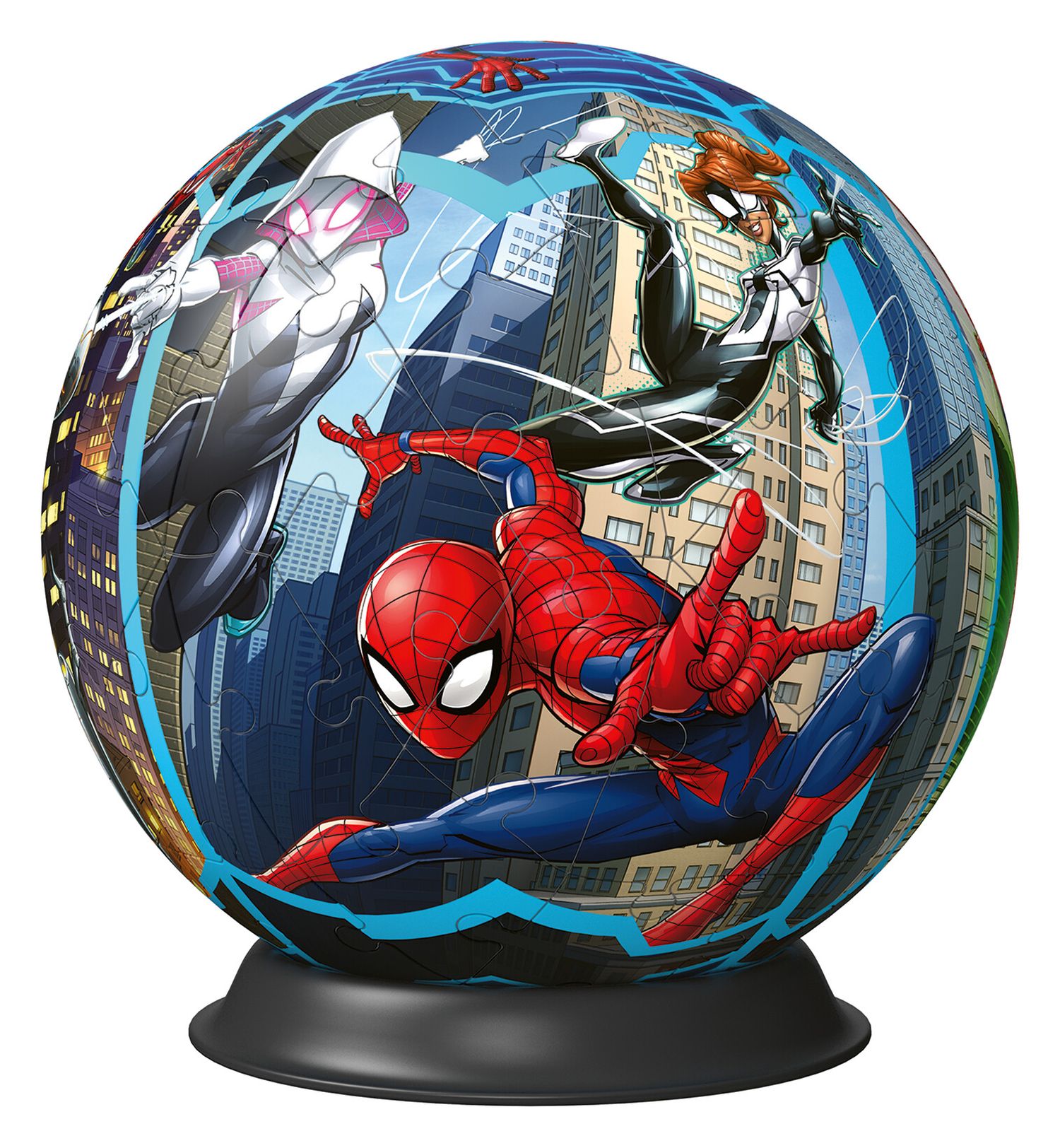 Ravensburger - 3d puzzle puzzle ball spiderman, 72 pezzi, 6+ anni - RAVENSBURGER 3D PUZZLE, Avengers, Spiderman