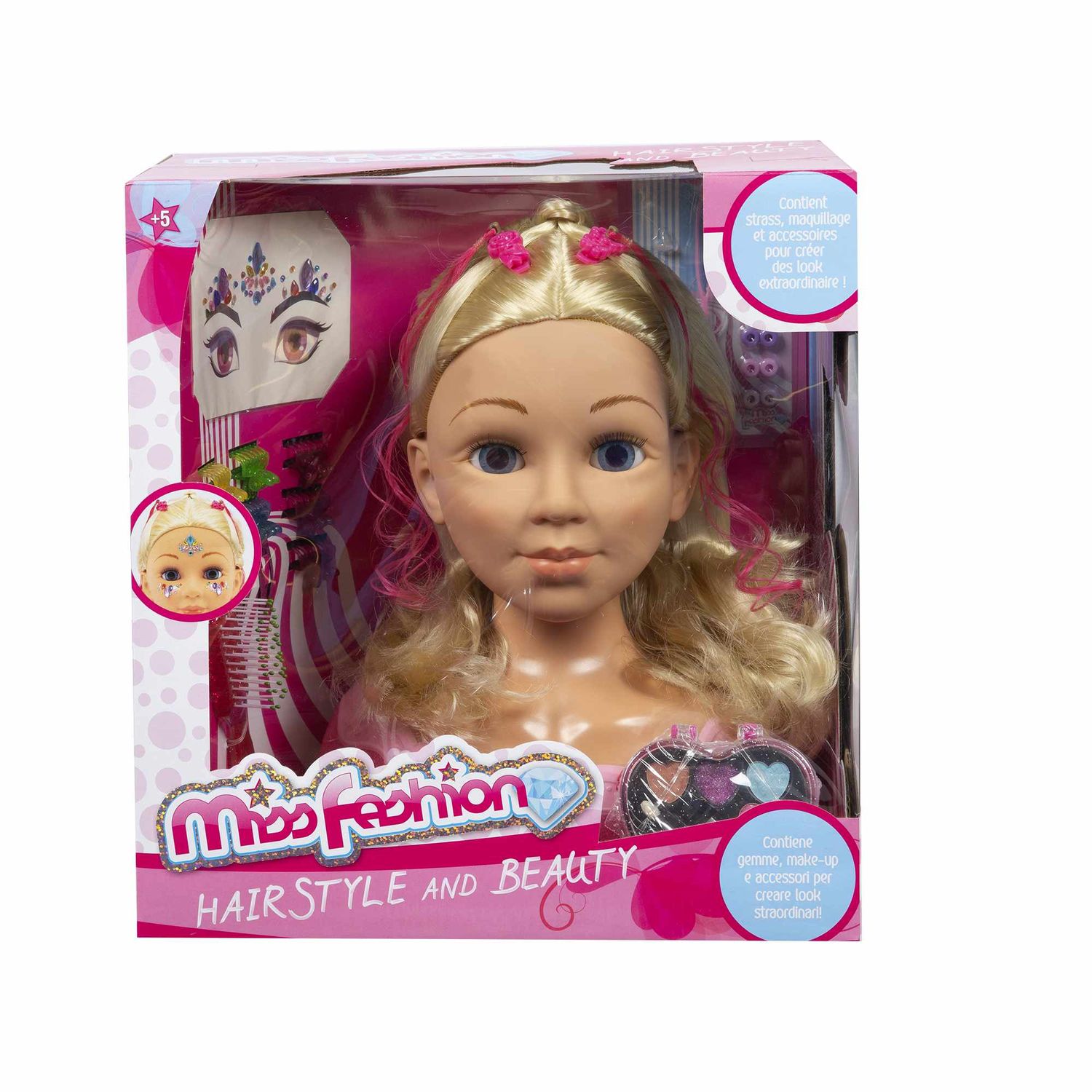 Testa da pettinare - hairstyle and beauty - MISS FASHION