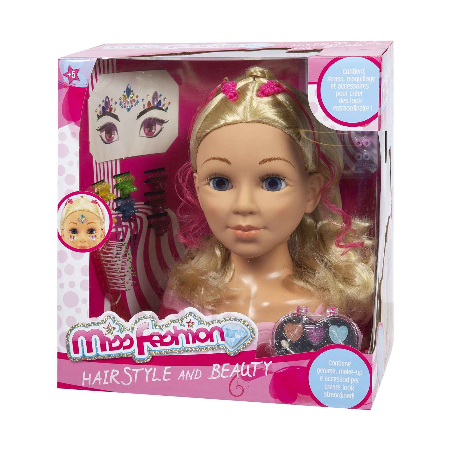 Testa da pettinare - hairstyle and beauty - MISS FASHION