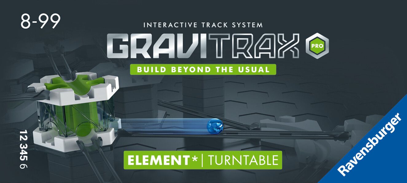 Ravensburger gravitrax professional turntable - cambiadirezione, gioco innovativo ed educativo stem, 8+ anni, accessorio - GRAVITRAX, RAVENSBURGER