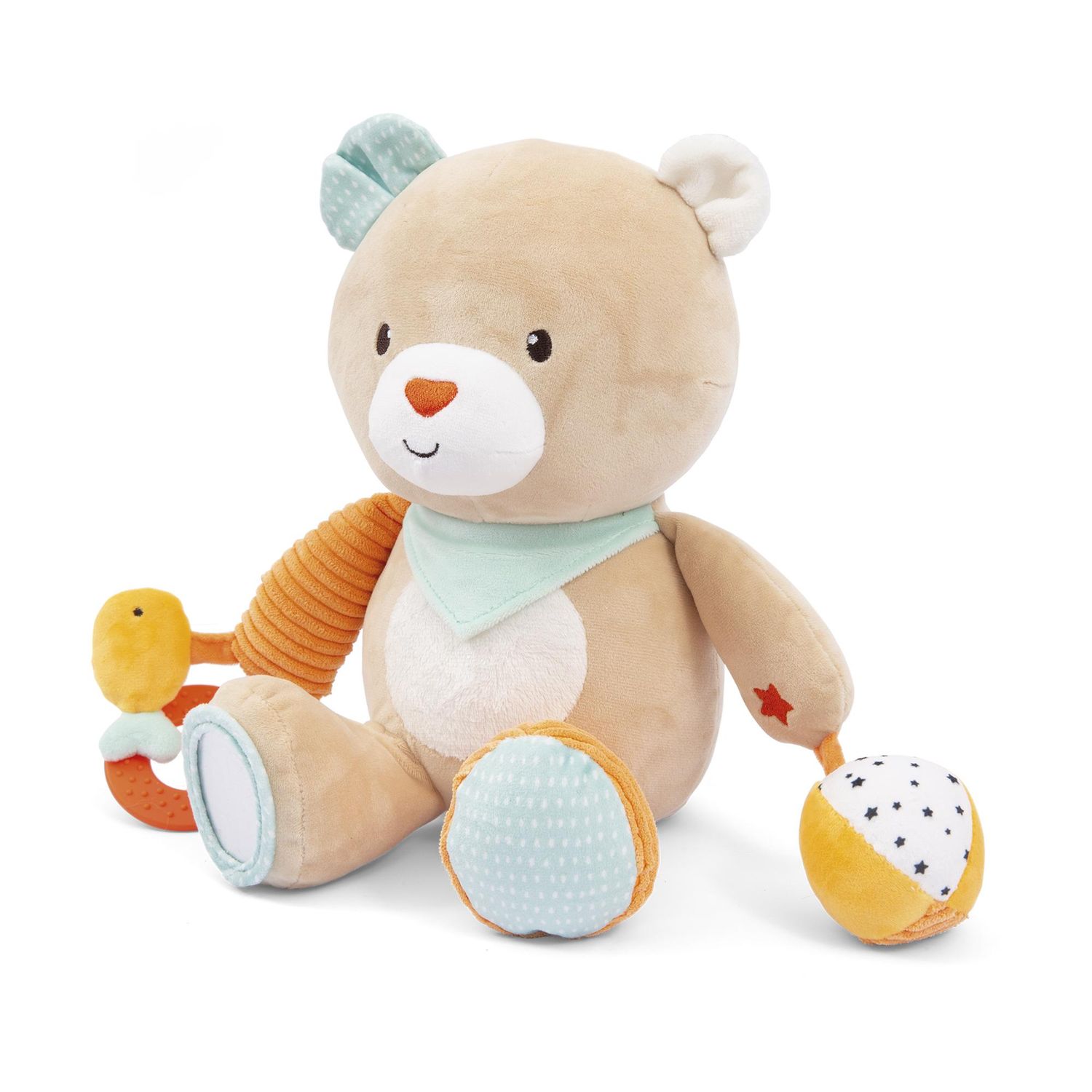 Benny orsetto peluche attività 25cm - BABY SMILE, BABY SMILE SOFT