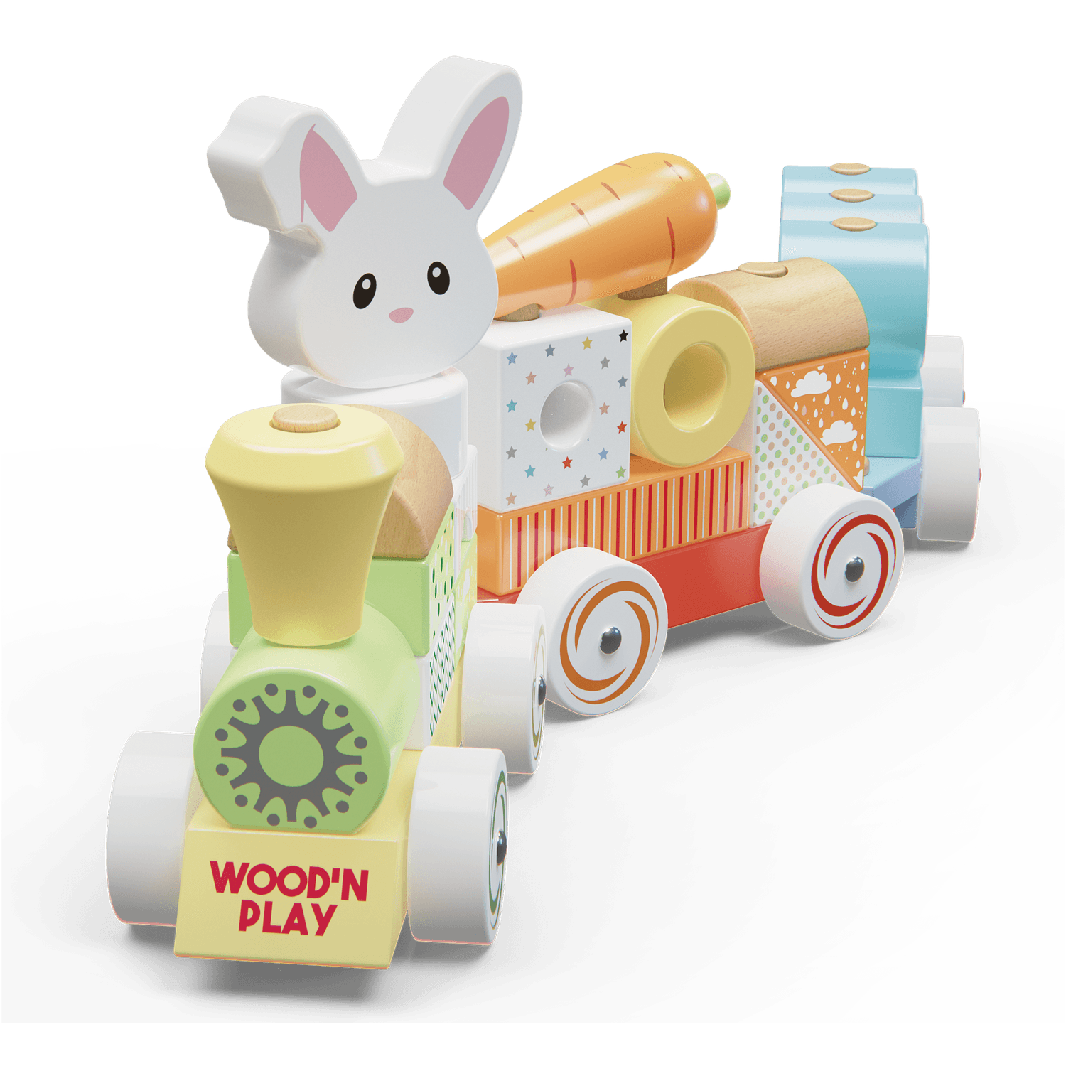 Trenino coniglietto - WOOD 'N' PLAY