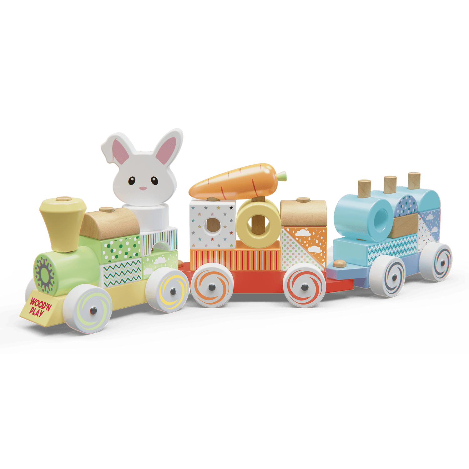 Trenino coniglietto - WOOD 'N' PLAY