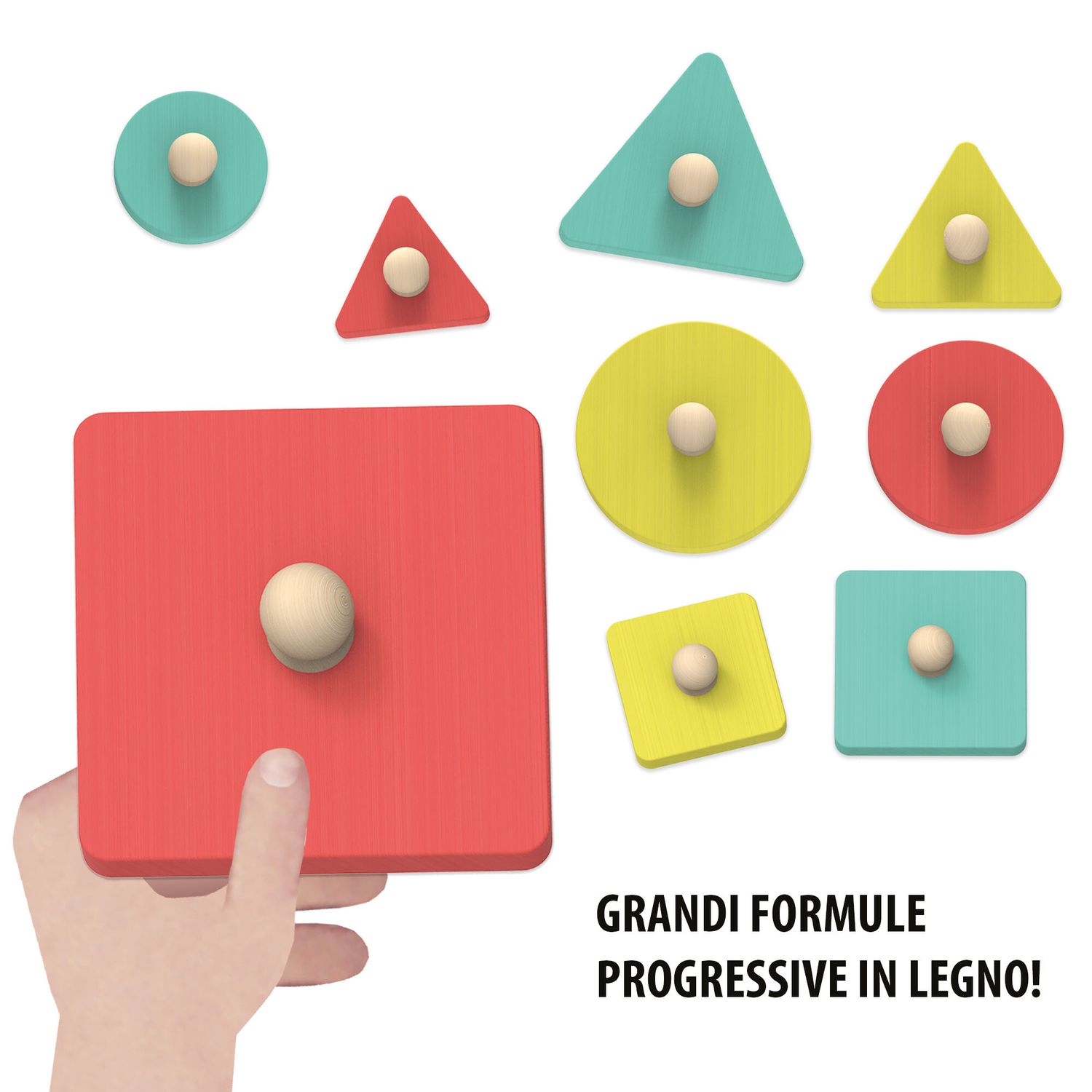 La mia prima casetta delle forme montessori.	ogni forma al suo posto!	made in italy - HEADU