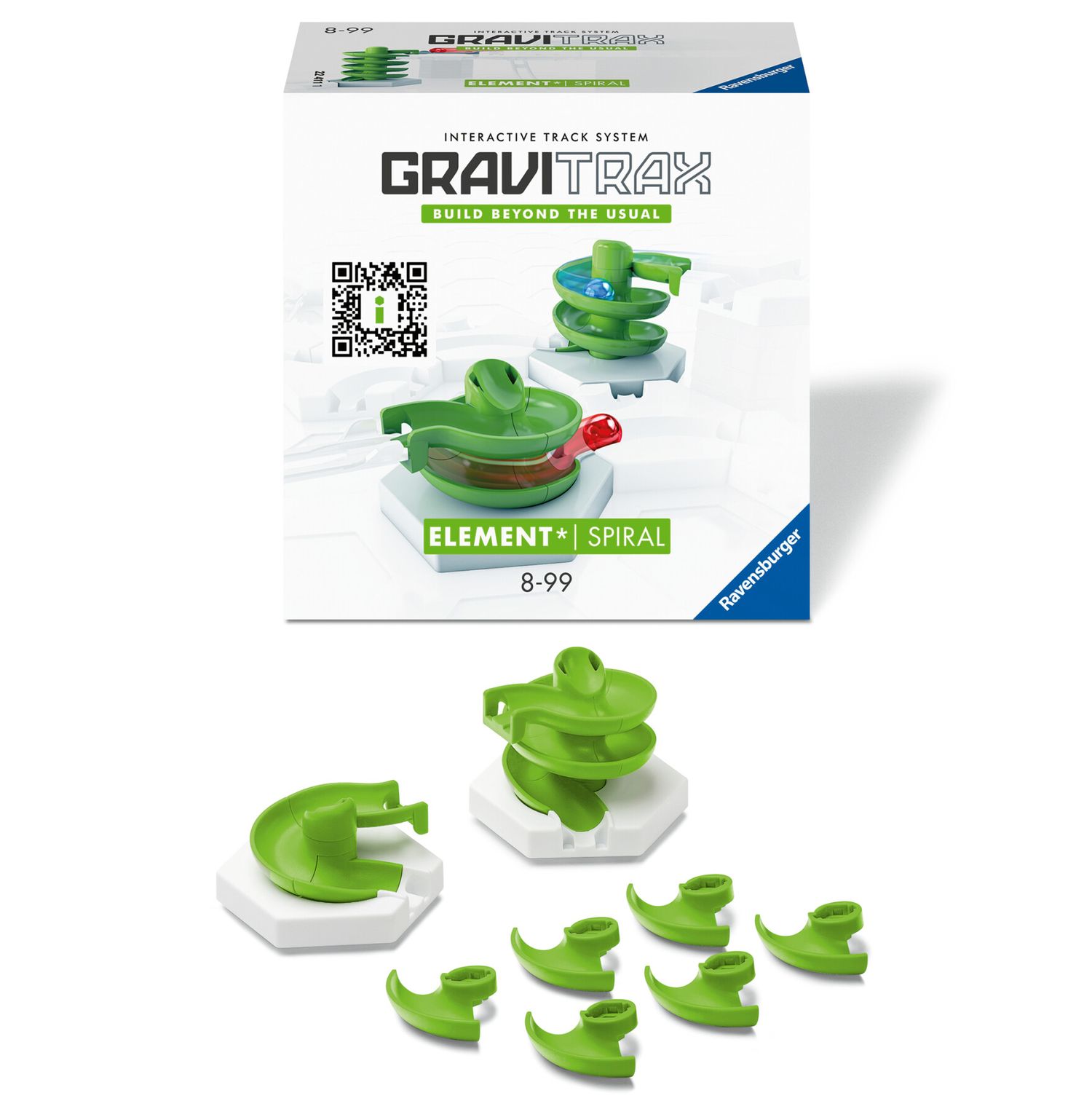 Ravensburger gravitrax spiral, gioco innovativo ed educativo stem, 8+ anni, accessorio - GRAVITRAX, RAVENSBURGER