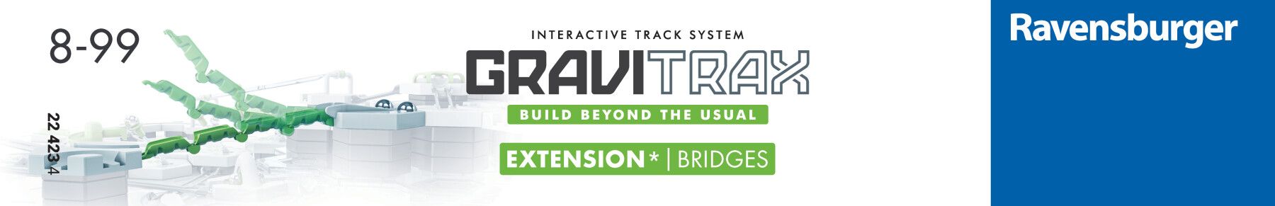 Ravensburger gravitrax bridges, gioco innovativo ed educativo stem, 8+ anni, accessorio - GRAVITRAX, RAVENSBURGER