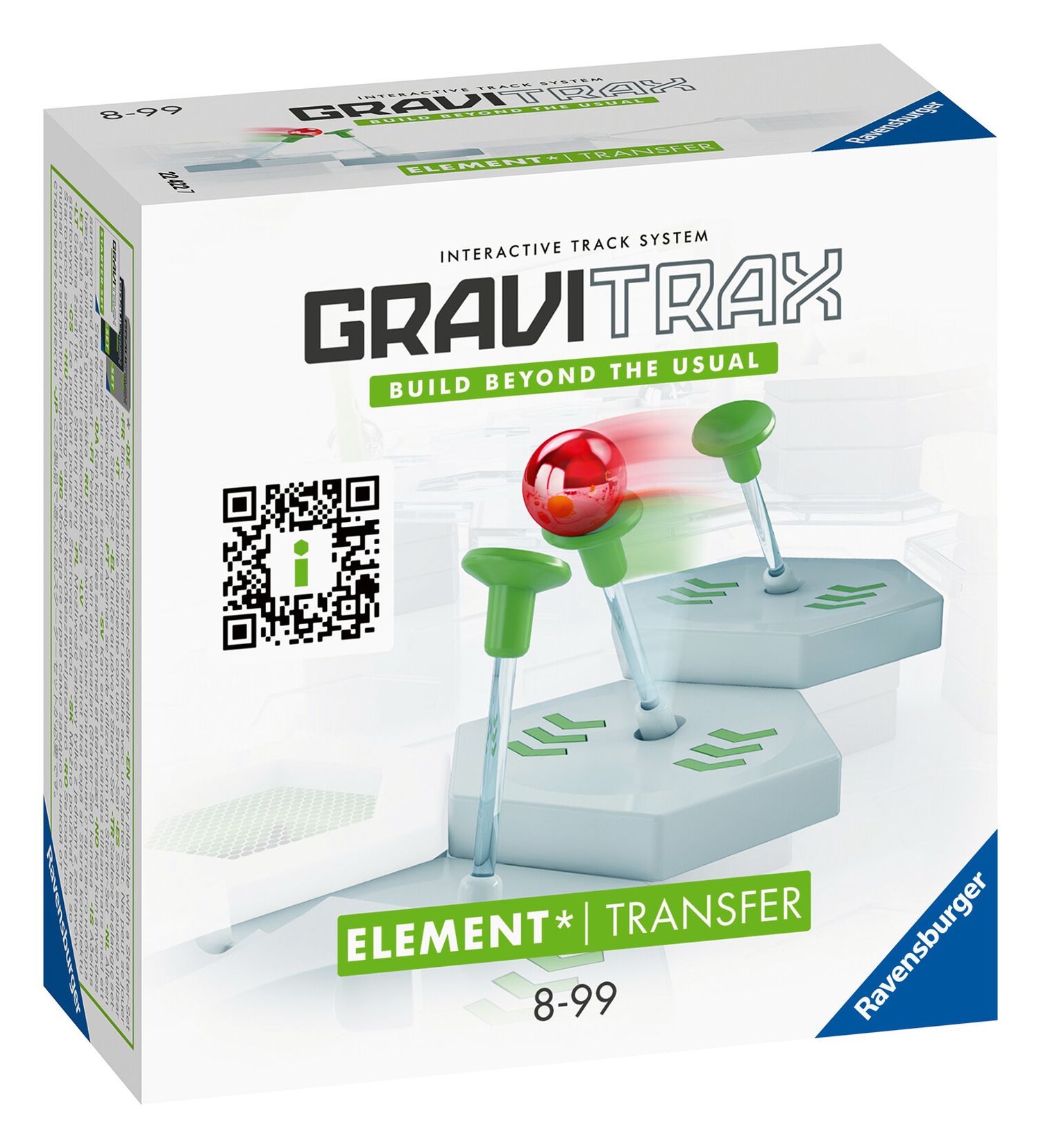 Ravensburger gravitrax transfer, gioco innovativo ed educativo stem, 8+ anni, accessorio - GRAVITRAX, RAVENSBURGER