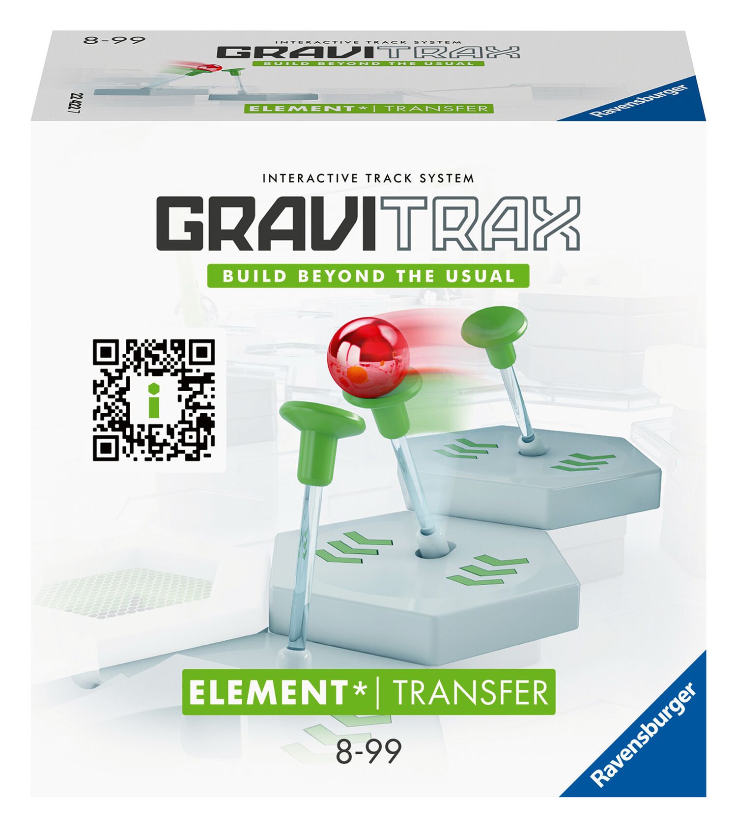 Ravensburger gravitrax transfer, gioco innovativo ed educativo stem, 8+ anni, accessorio - GRAVITRAX, RAVENSBURGER