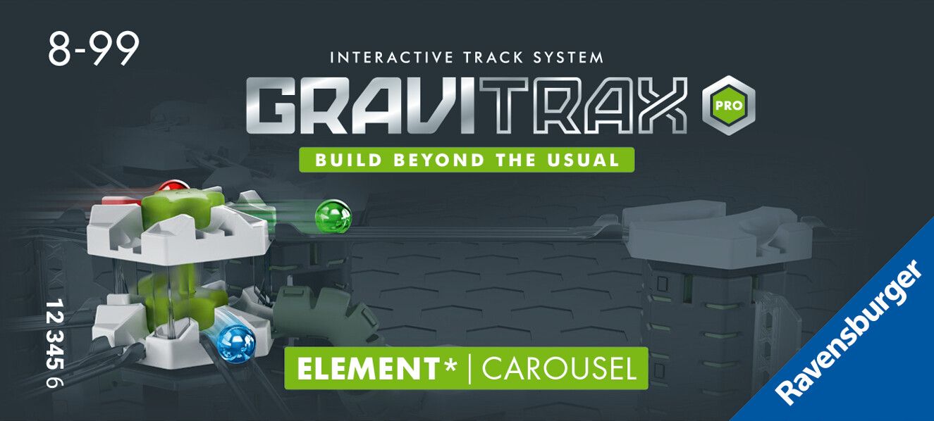 Ravensburger gravitrax pro carousel - carosello, gioco innovativo ed educativo stem, 8+ anni, accessorio - GRAVITRAX, RAVENSBURGER