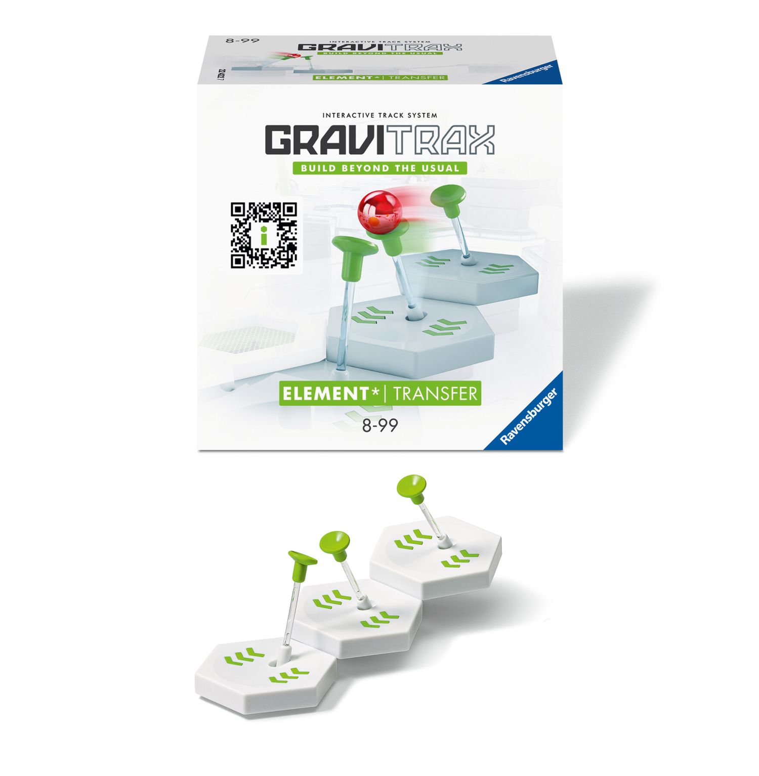 Ravensburger gravitrax transfer, gioco innovativo ed educativo stem, 8+ anni, accessorio - GRAVITRAX, RAVENSBURGER