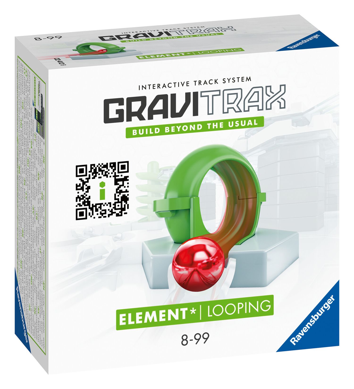 Ravensburger gravitrax looping - giro della morte, gioco innovativo ed educativo stem, 8+ anni, accessorio - GRAVITRAX, RAVENSBURGER