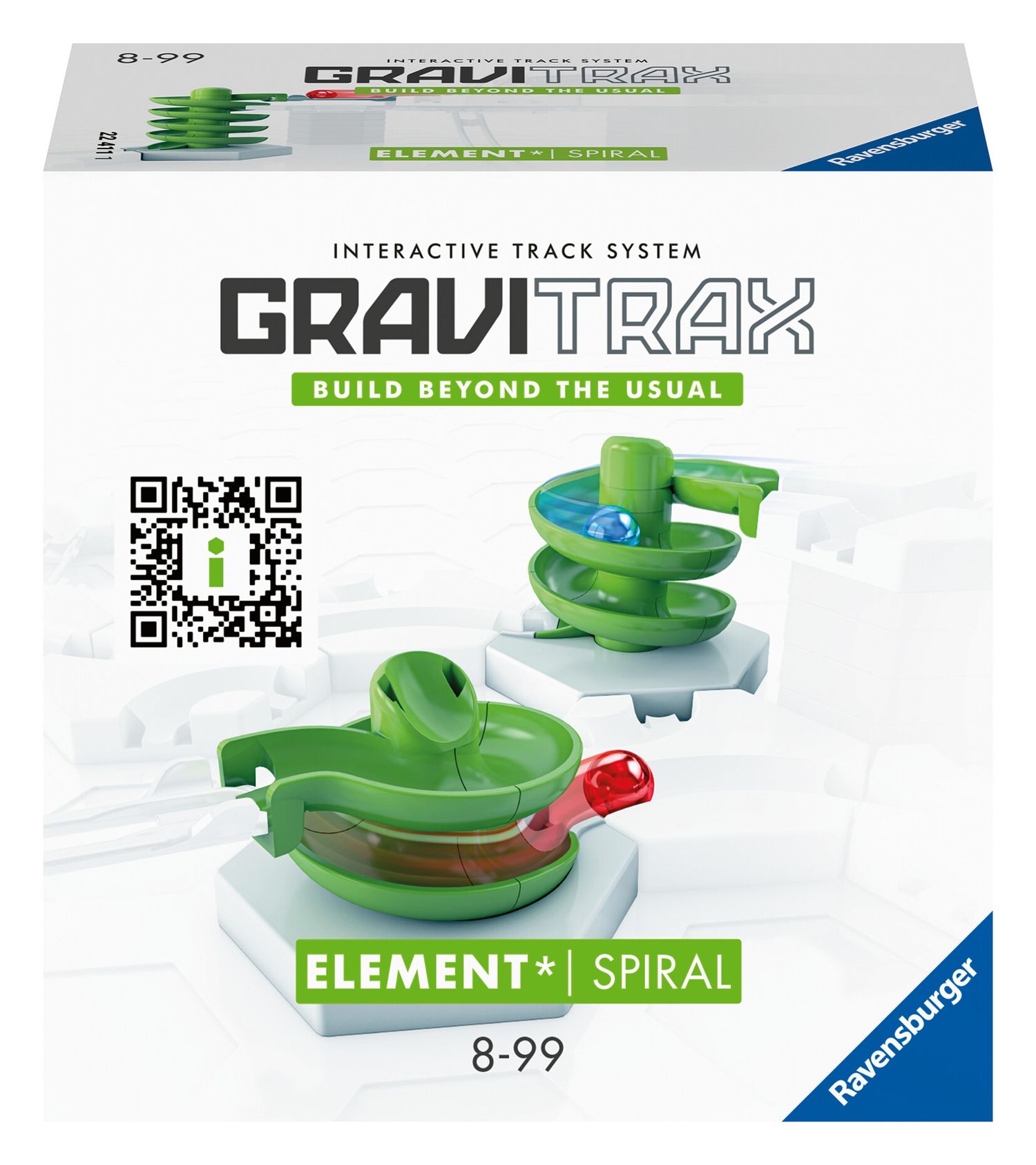 Ravensburger gravitrax spiral, gioco innovativo ed educativo stem, 8+ anni, accessorio - GRAVITRAX, RAVENSBURGER