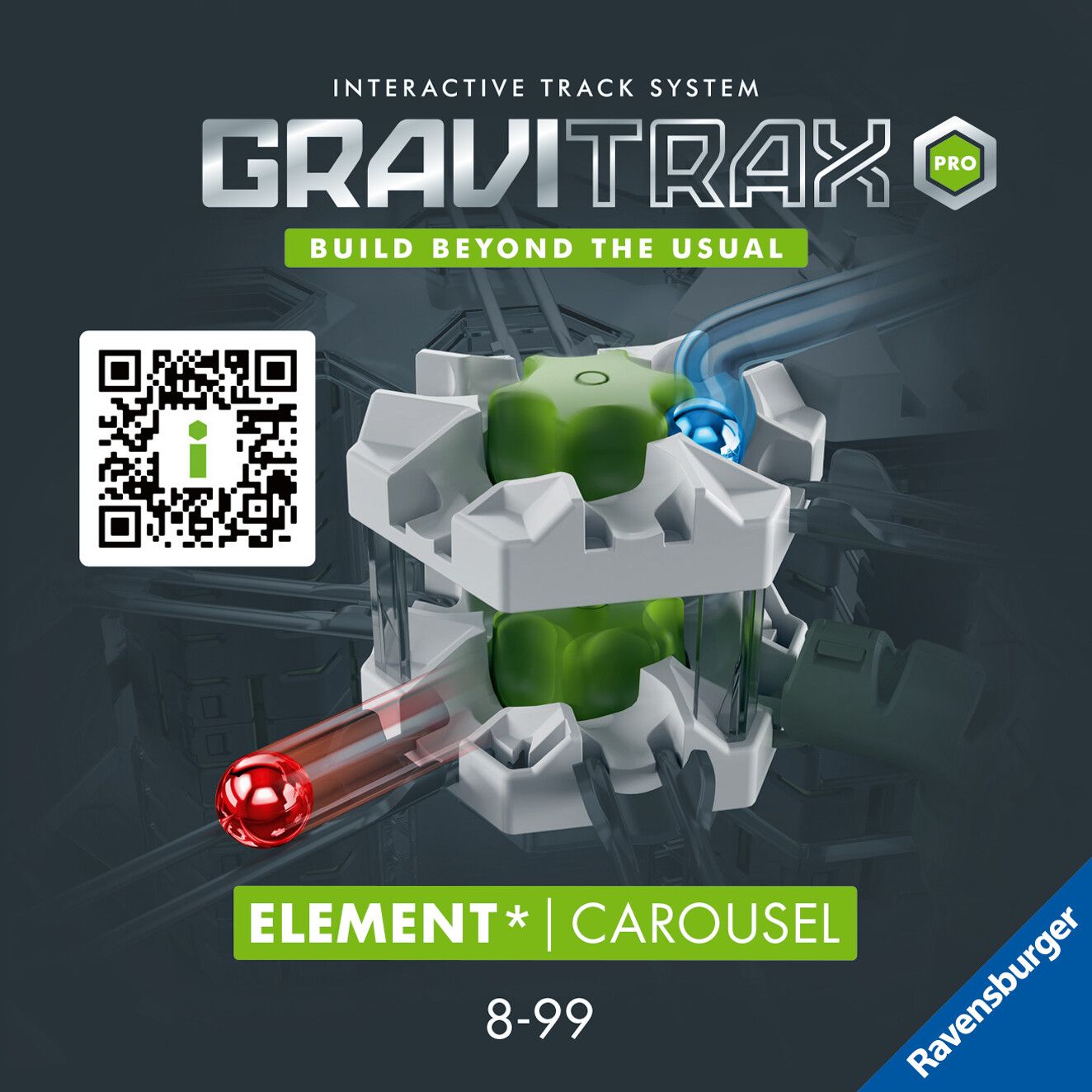 Ravensburger gravitrax pro carousel - carosello, gioco innovativo ed educativo stem, 8+ anni, accessorio - GRAVITRAX, RAVENSBURGER