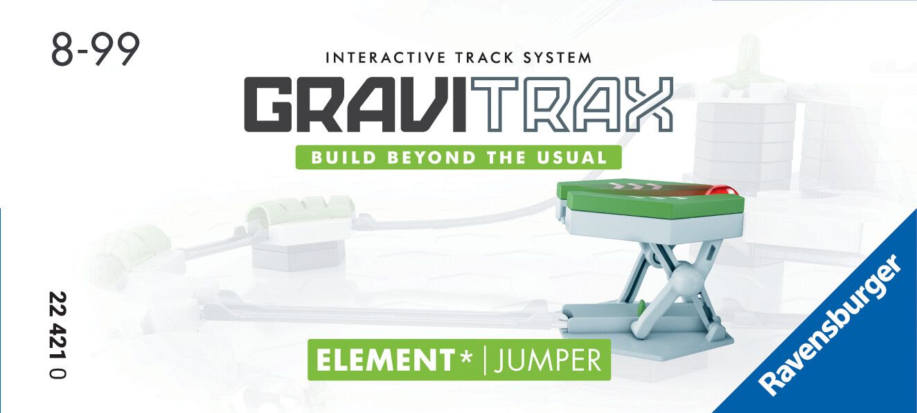 Ravensburger gravitrax jumper, gioco innovativo ed educativo stem, 8+ anni, accessorio - GRAVITRAX, RAVENSBURGER