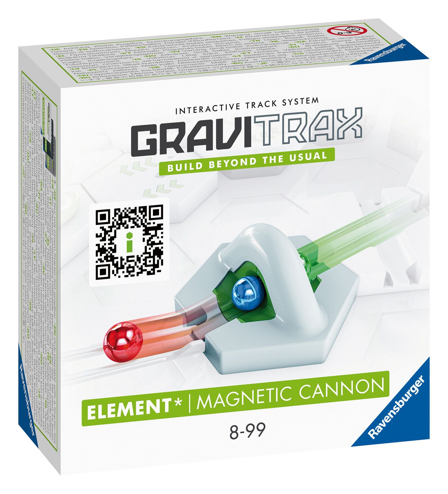 Ravensburger gravitrax magnetic cannon, gioco innovativo ed educativo stem, 8+ anni, accessorio - GRAVITRAX, RAVENSBURGER