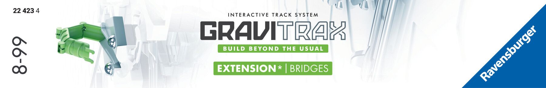 Ravensburger gravitrax bridges, gioco innovativo ed educativo stem, 8+ anni, accessorio - GRAVITRAX, RAVENSBURGER