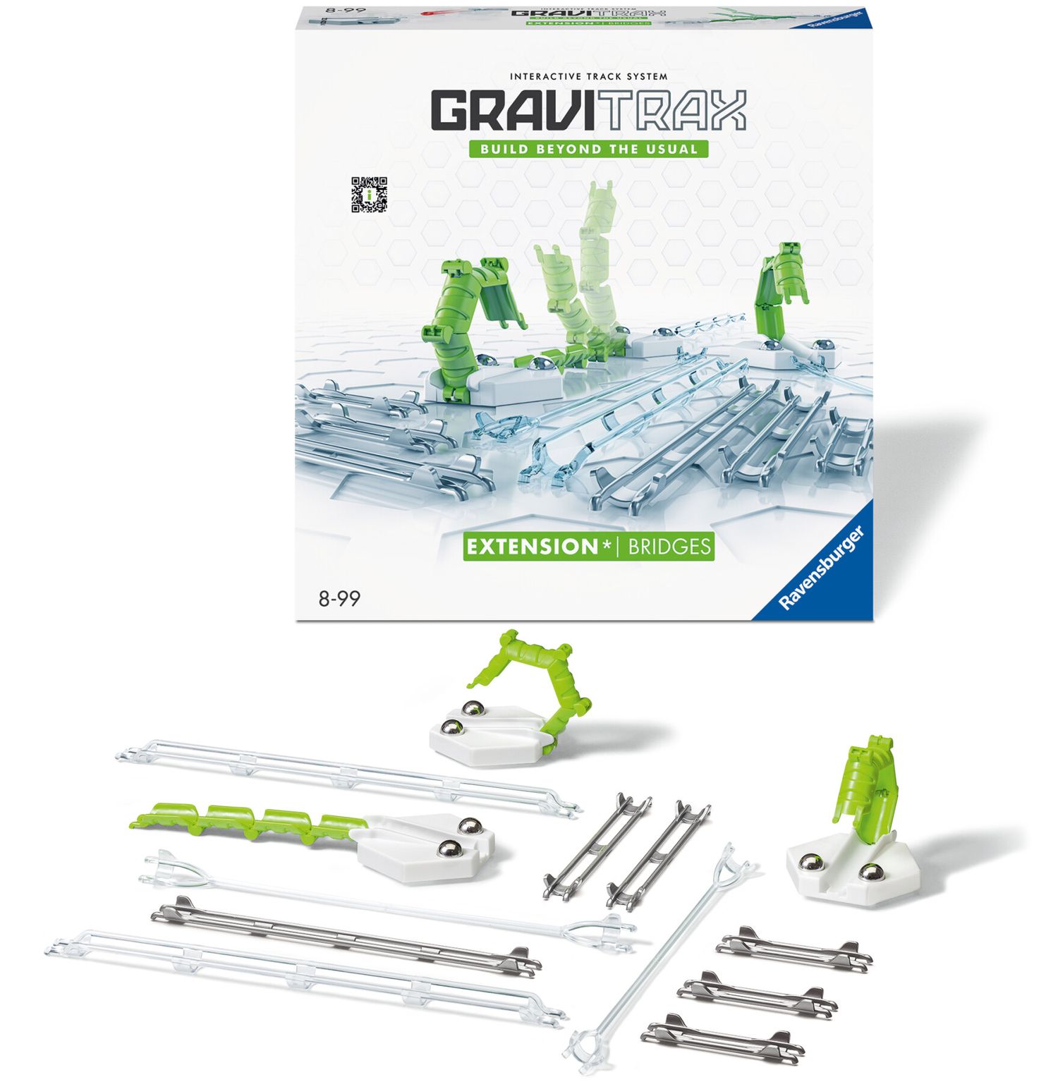 Ravensburger gravitrax bridges, gioco innovativo ed educativo stem, 8+ anni, accessorio - GRAVITRAX, RAVENSBURGER