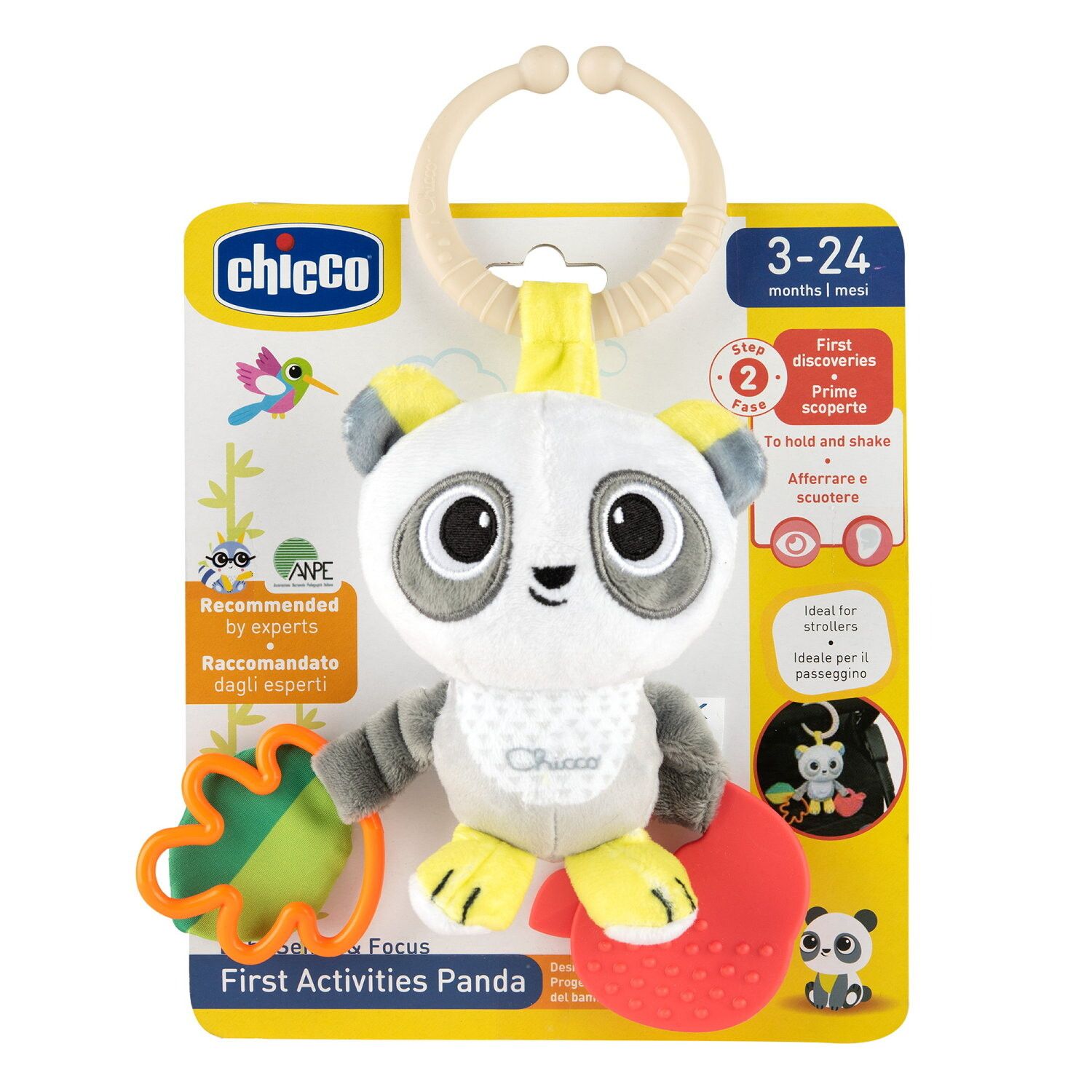 Chicco - trillino panda prime attività, 3 - 24 mesi - Chicco