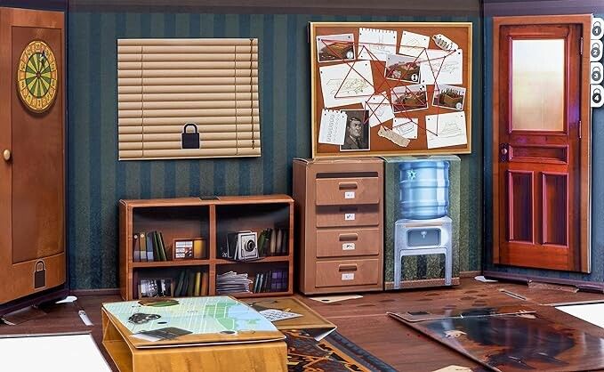 Thinkfun - escape the room: omicidio di mafia, gioco di logica da tavolo per adulti, 13 giocatori, età 14+ anni - RAVENSBURGER