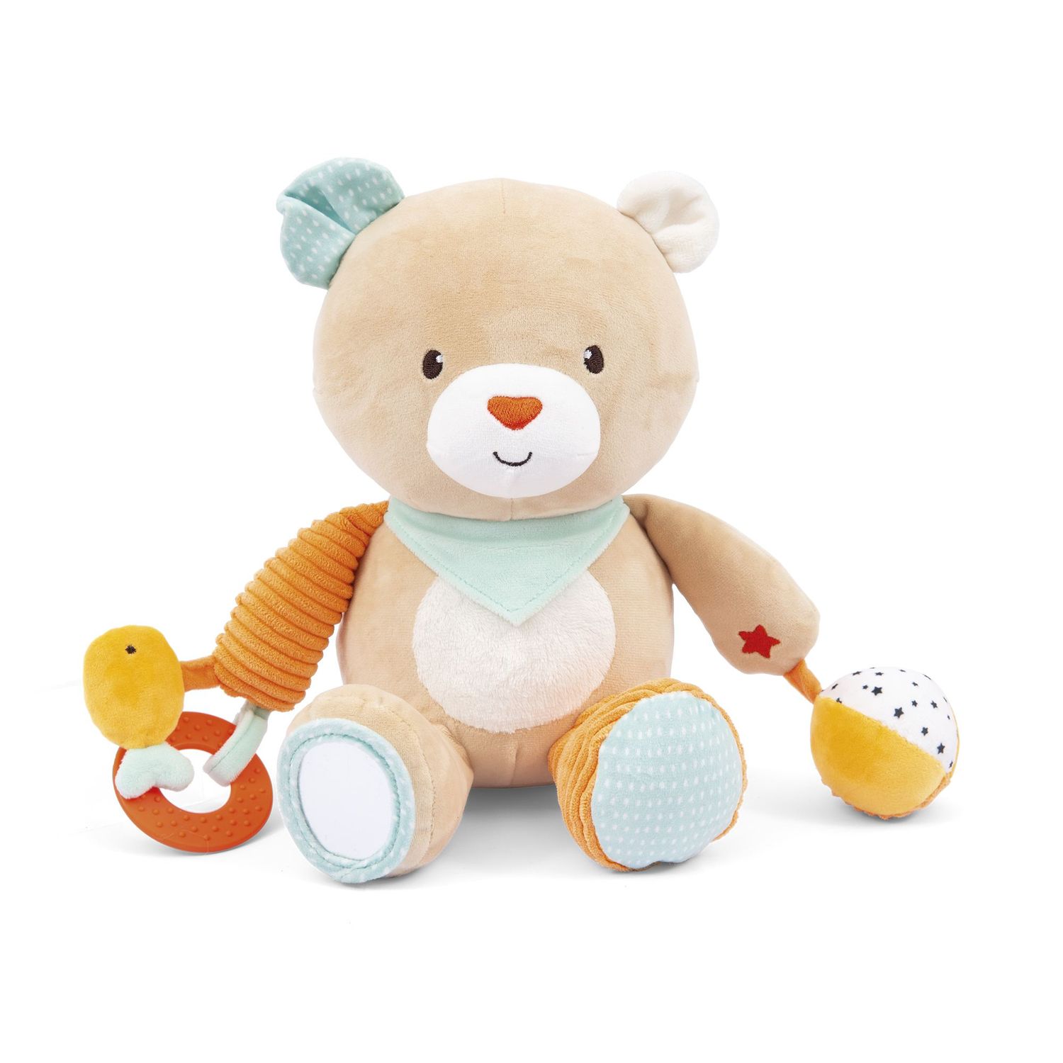 Benny orsetto peluche attività 25cm - BABY SMILE, BABY SMILE SOFT